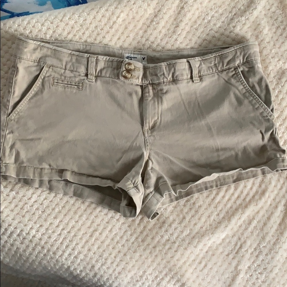 Khaki chino shorts